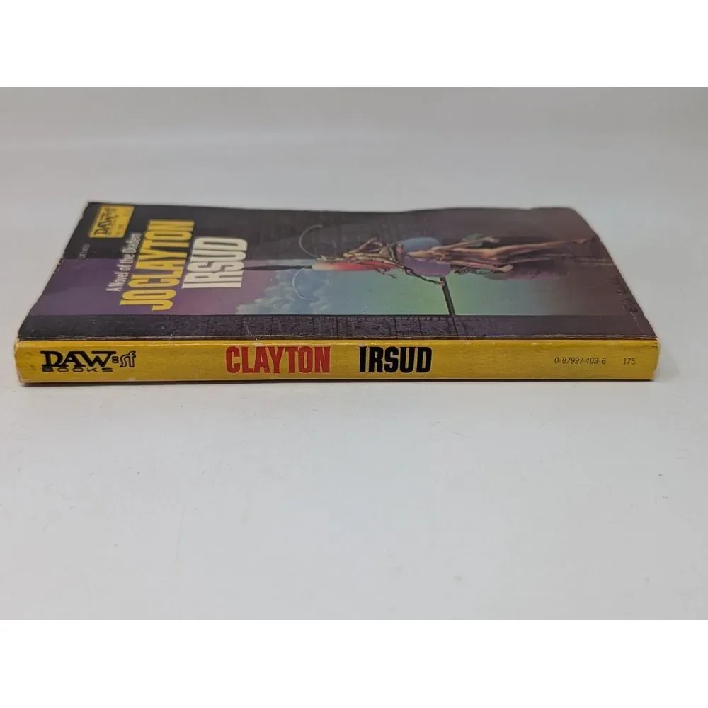 Irsud by Jo Clayton Paperback Sci Fi 1st Print DAW Books Eric Ladd Cover Vintage